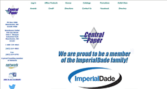 Desktop Screenshot of centralpaper.com